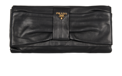 Nappa Bow Clutch, front view